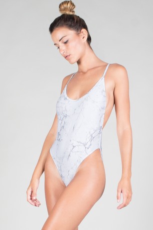 BODYSUIT WITH ADJUSTABLE STRAPS "MARBLE 200"