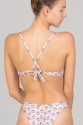 NENA VON FLOW BY ELEYTE bikini top with eyes print